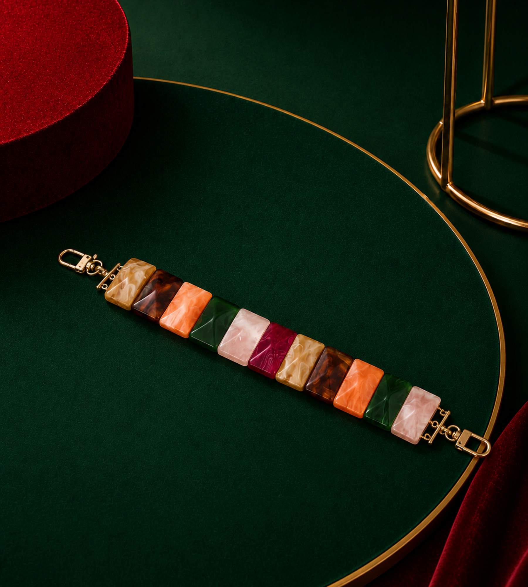 Bag Charm Ladrilhos Coloridos | Art in Bags