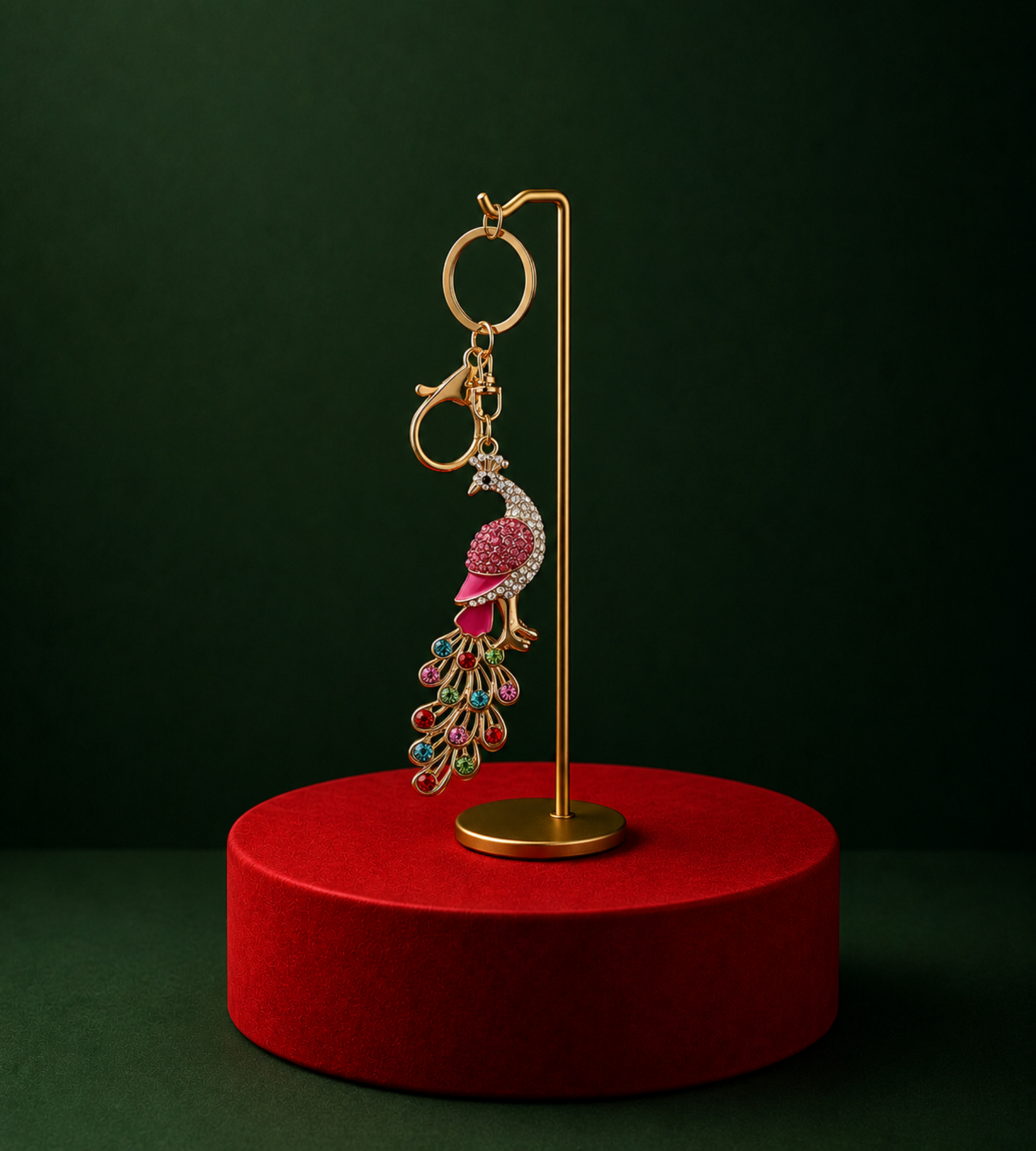 Bag Charm Pavão | Art in Bags