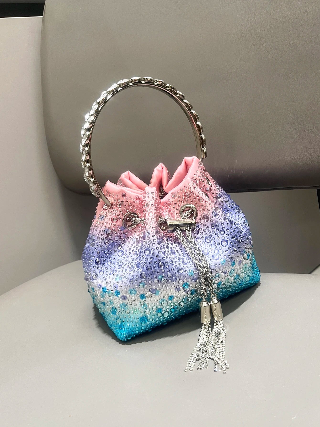 Alça strass bolsa de embreagem noite bolsas e bolsa designer luxo bolsa ombro cristal brilhante bolsa embreagem balde