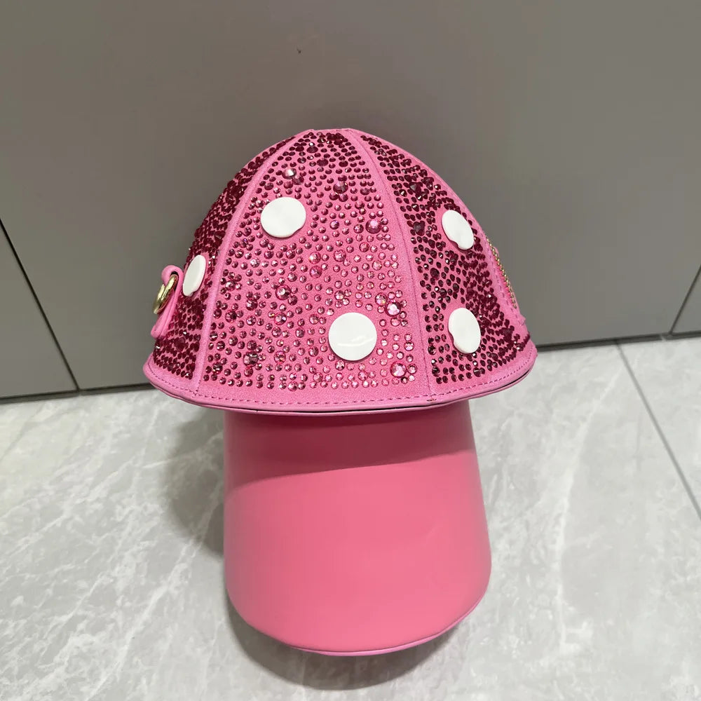 Bolsa em forma de cogumelo das mulheres bolsas crossbody sacos meninas ombro saco do mensageiro mujer femme bolsa para mulher