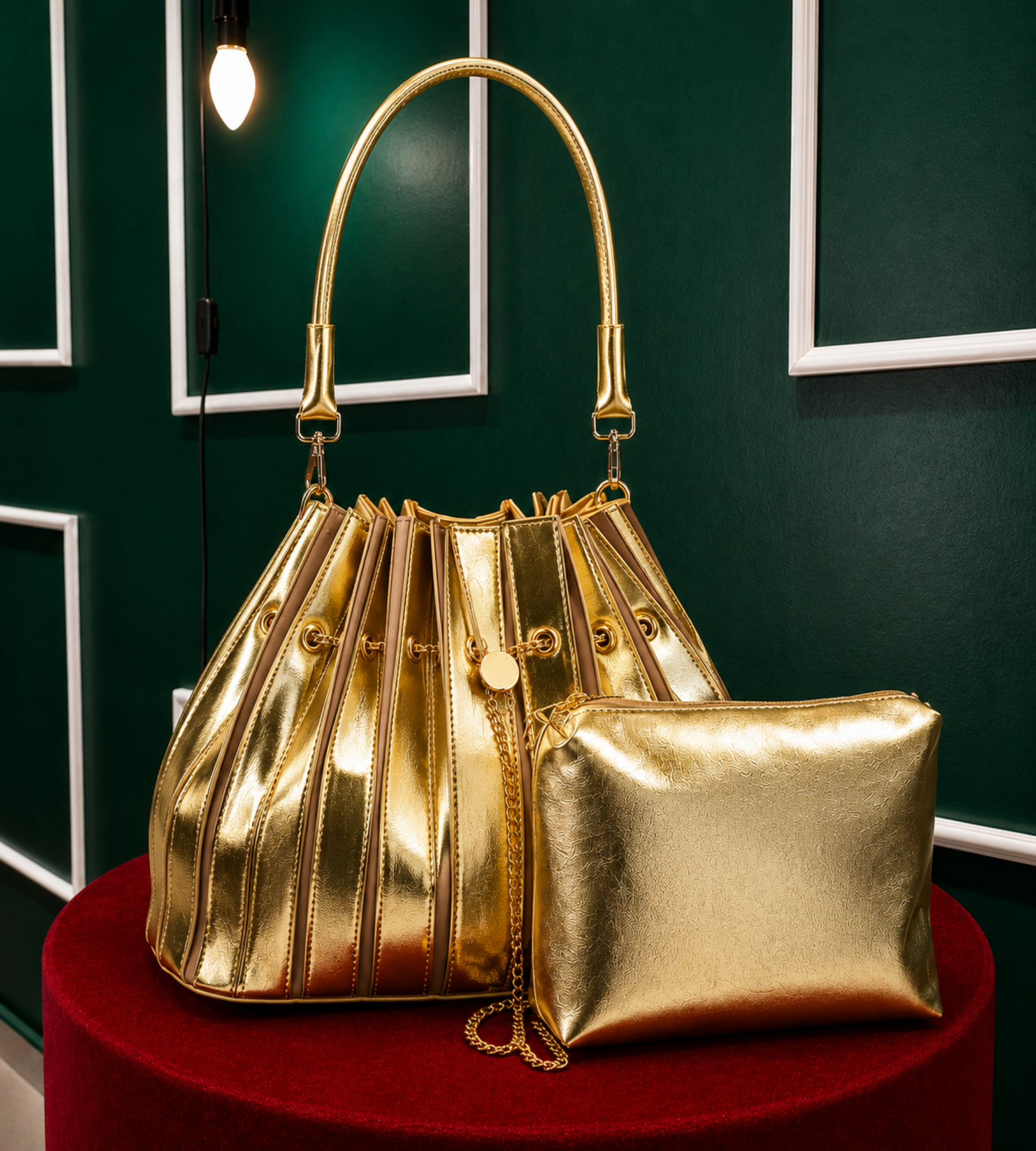 Aureon - Bolsa Dourada Kit | Art in Bags