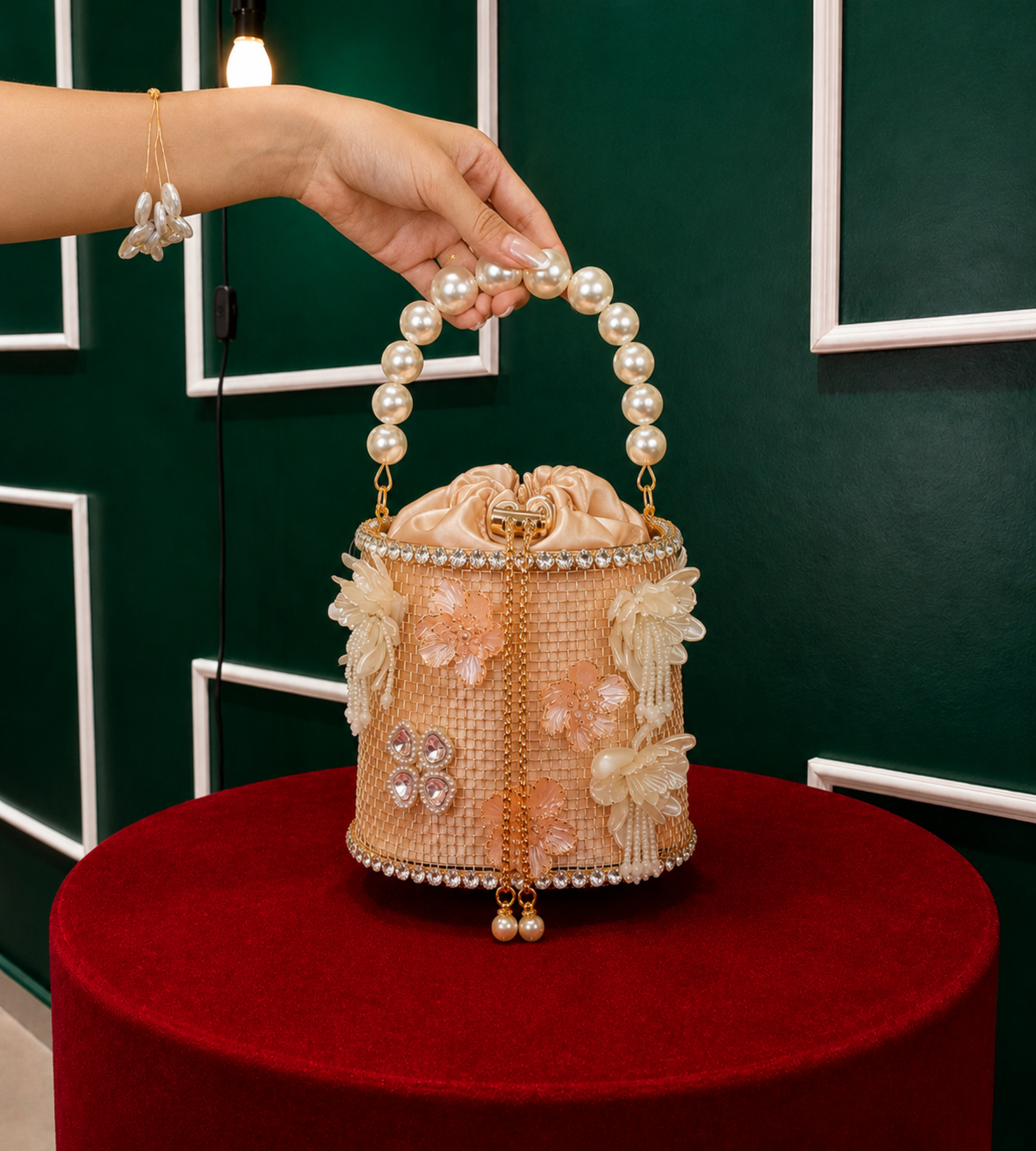 Fioretta - Bolsa Metal Flor | Art in Bags