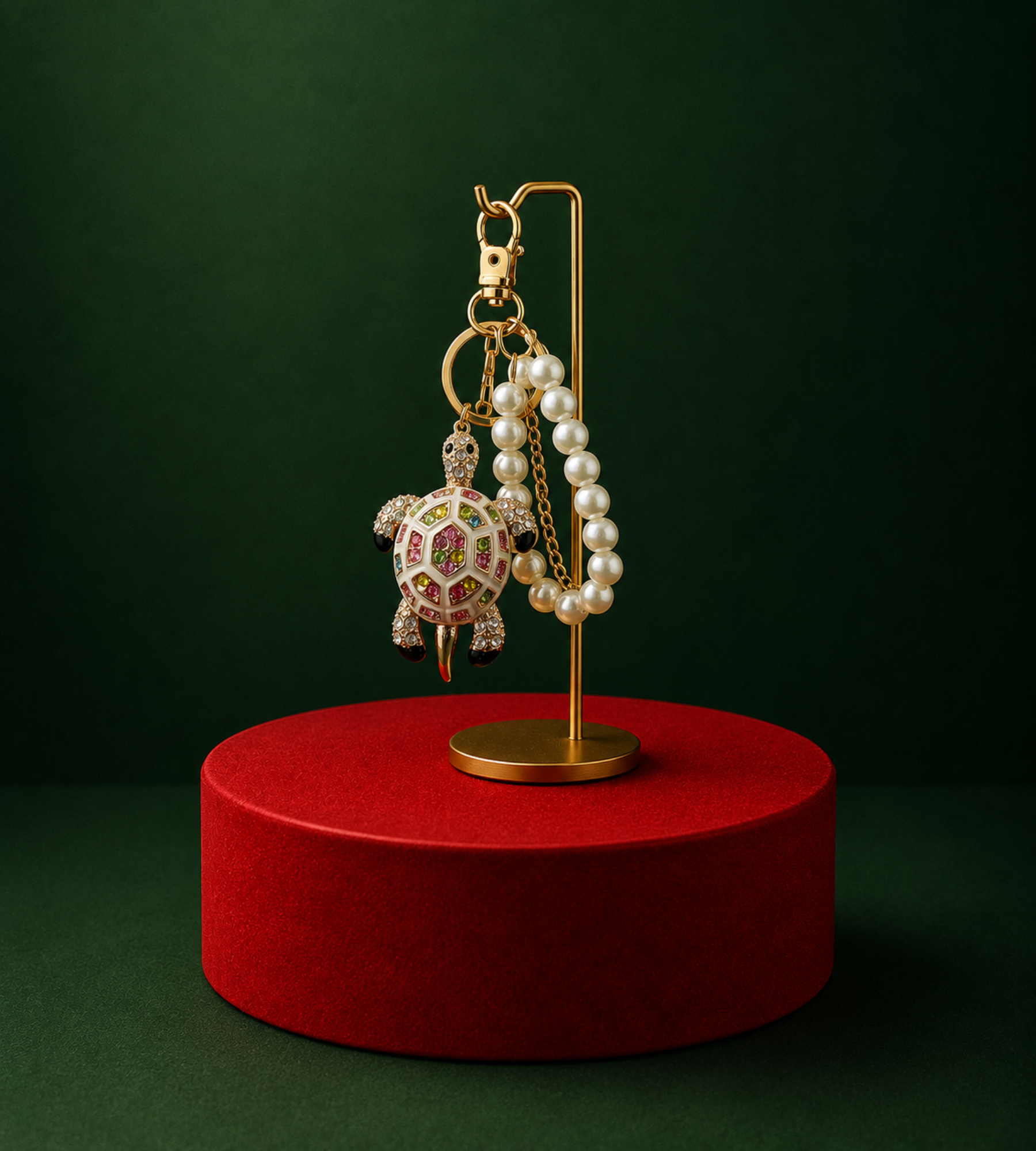 Bag Charm Tartaruga Pérolas | Art in Bags