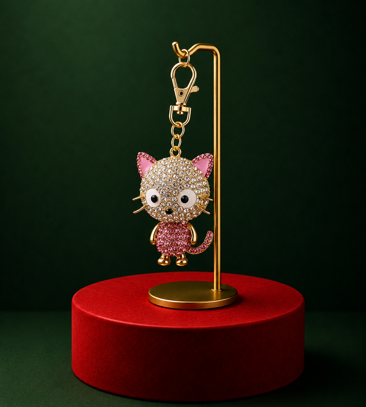 Bag Charm Gato Strass | Art in Bags