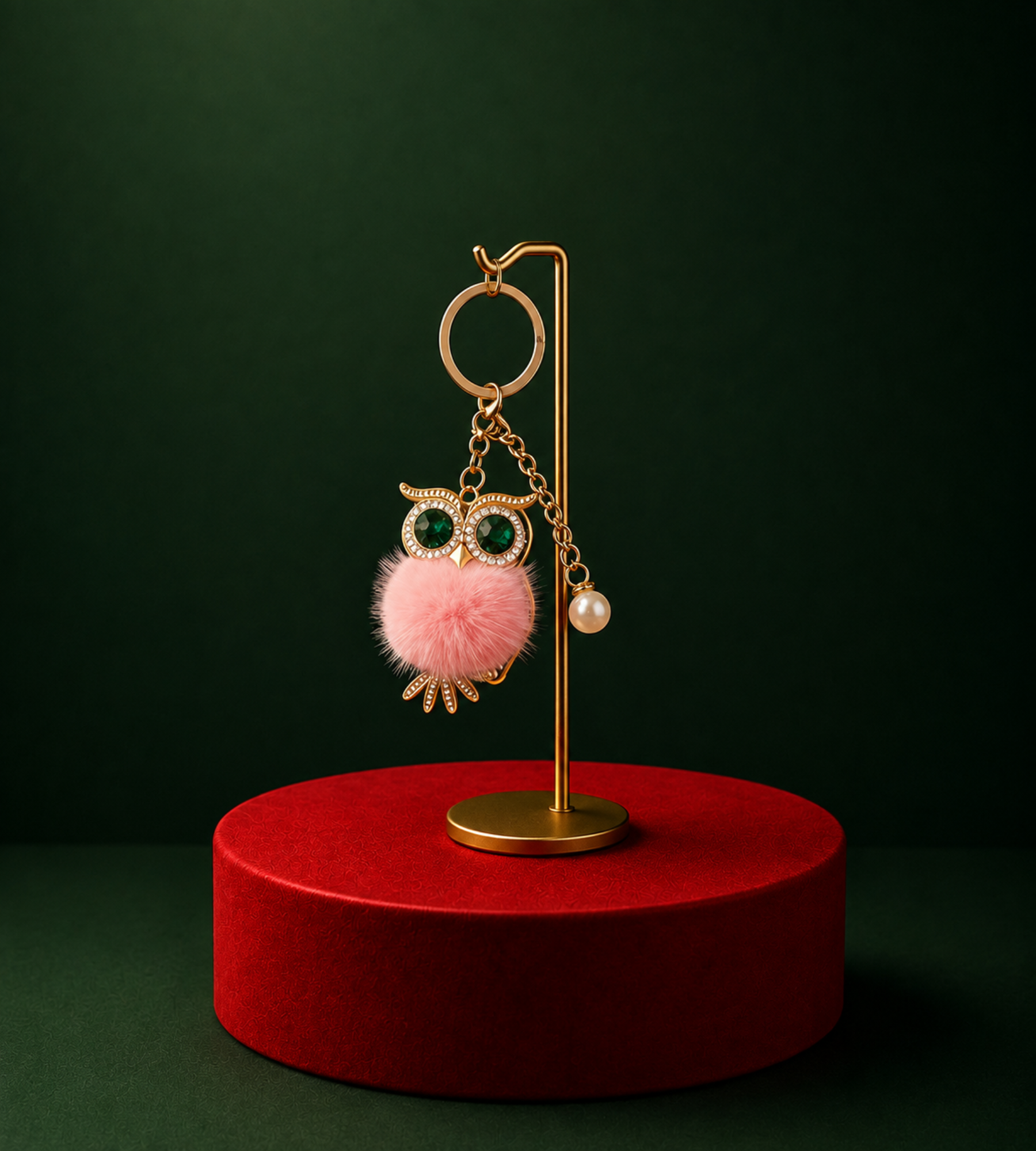 Bag Charm  Coruja Pom Pom | Art in Bags