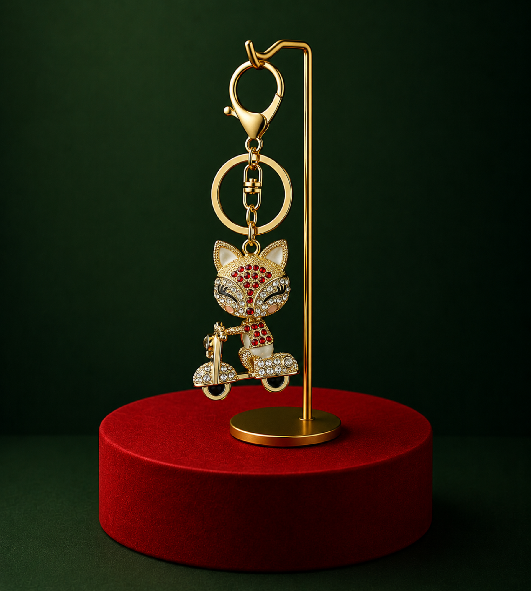 Bag Charm Gato Moto | Art in Bags