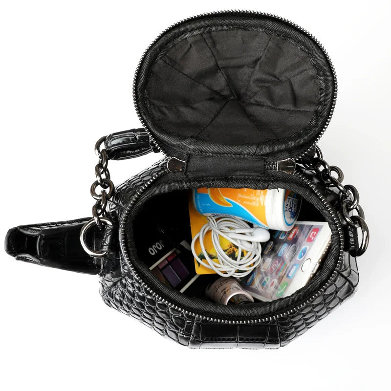 Bolsa crossbody em forma de bule para mulheres, bolsa engraçada, bolsa de ombro única legal para meninas
