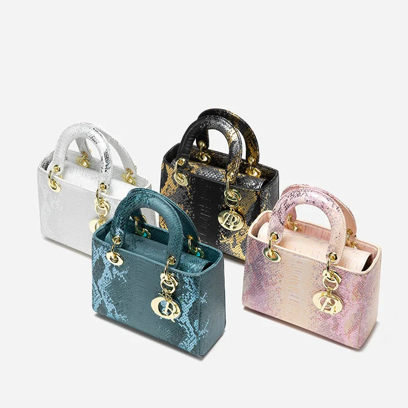 Bolsa crossbody de ombro único de alta qualidade, bolsa rosa de moda sofisticada para mulheres