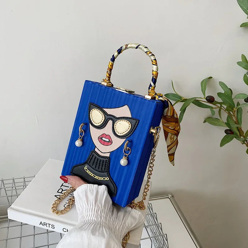 Sacos de noite para as mulheres 2024 nova moda bolsa ombro couro mulher dura alta qualidade hip hop festa luxo designer bolsa