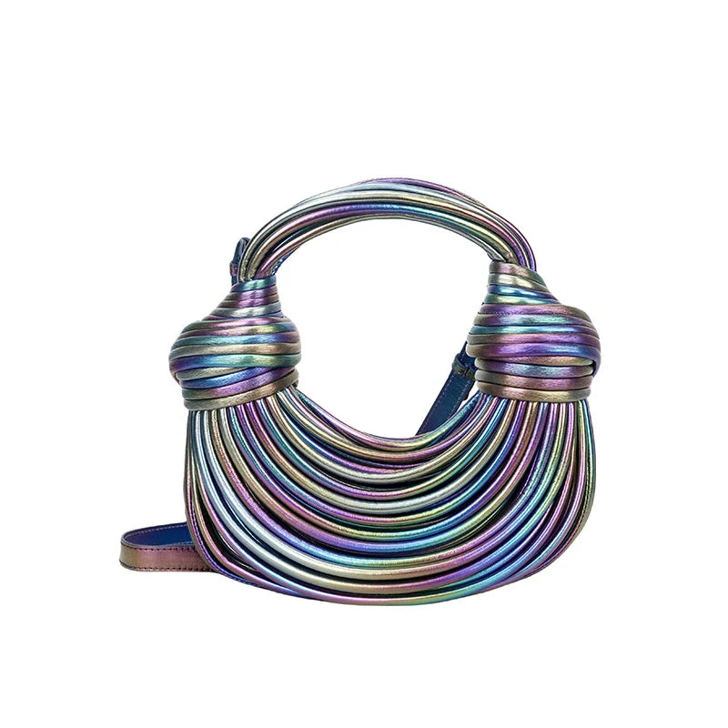 clutch festa feminina luxo bolsa feminina bolsa de festa MOODS Bolsas De Noite De Luxo Para As Mulheres Golden Noodle Knot Design Jantar Partido Clutch Bag 2023 Designer De Luxo Bolsas E Bolsas
