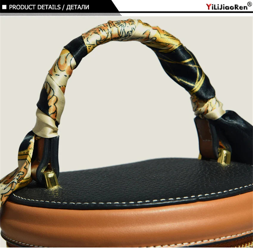 Bolsa de ombro cilíndrica feminina moda balde saco senhoras pequena bolsa designer couro genuíno crossbody sacos para mulheres sac