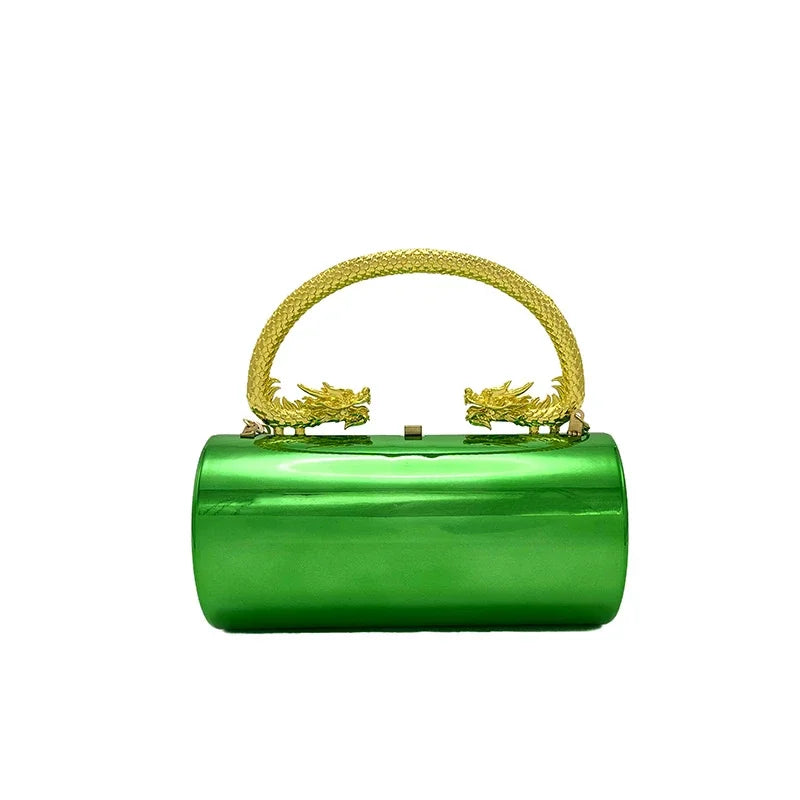 Designer acrílico saco de embreagem ouro prata feminino festa à noite saco metal brilhante ombro crossbody sacos luxo pequena bolsa