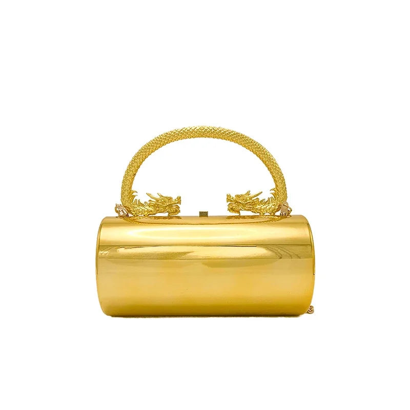 Designer acrílico saco de embreagem ouro prata feminino festa à noite saco metal brilhante ombro crossbody sacos luxo pequena bolsa