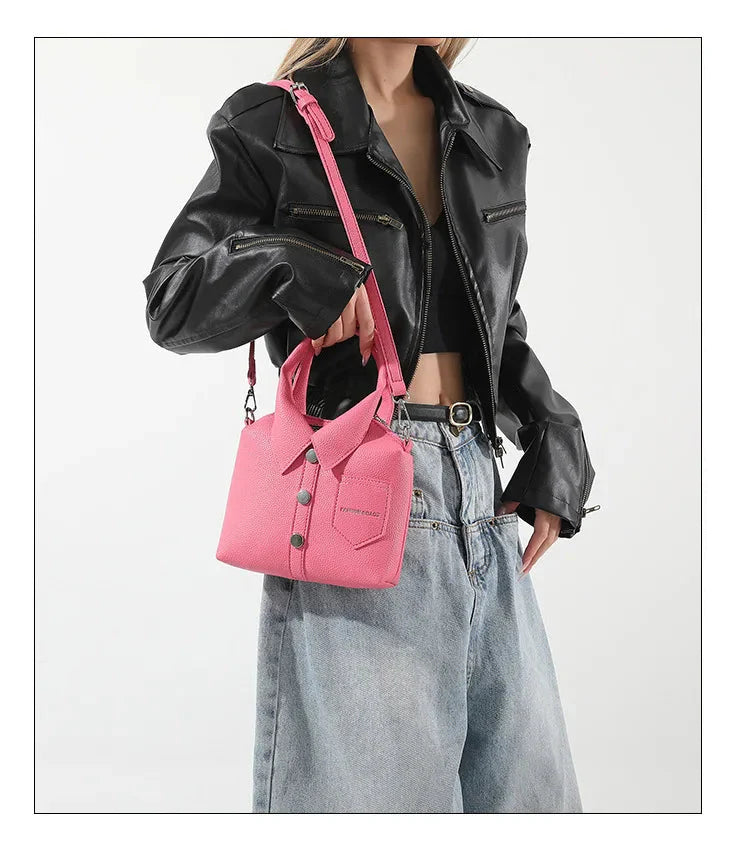 PU quadrado compacto ombro e crossbody sacos com zíper design exclusivo sacos de mão de alta qualidade para mulheres 2025 estilo designer bolso