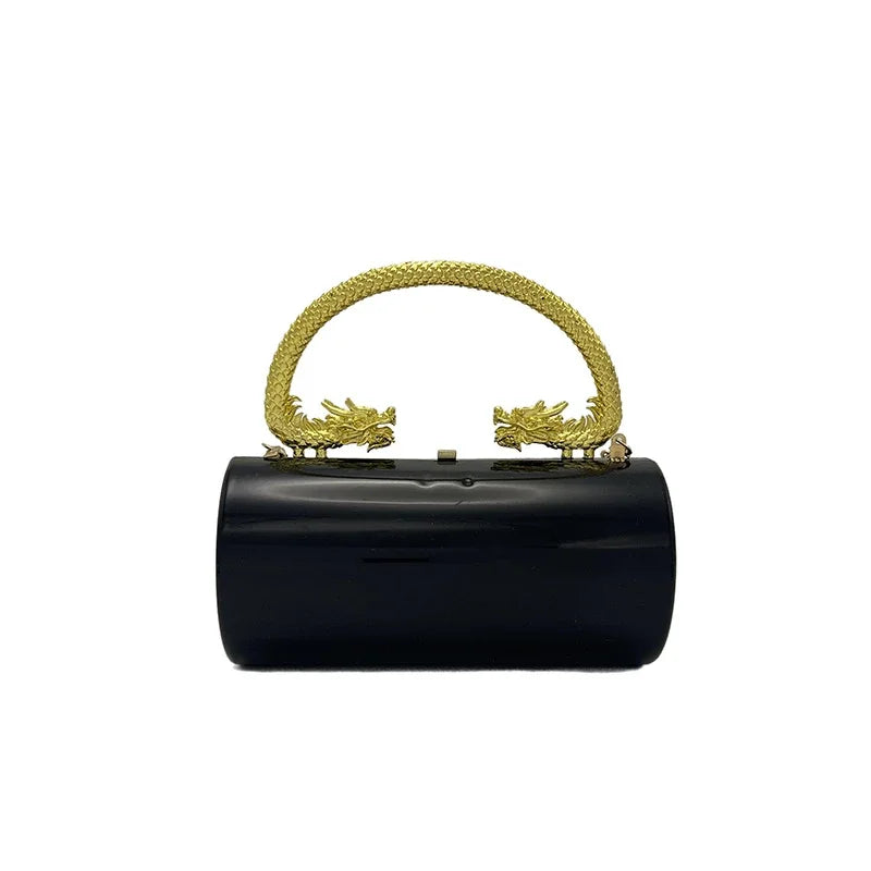 Designer acrílico saco de embreagem ouro prata feminino festa à noite saco metal brilhante ombro crossbody sacos luxo pequena bolsa